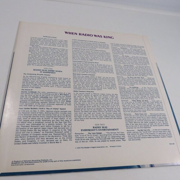 REMEMBER Reader’s Digest RCA (9) Records (1900-1960s) + When Radio was King - Picture 13 of 16